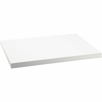 Wit Karton 250 Grams - A2 Wit Karton - Hobbykarton - Stevig Papier - A2 Papier 250 grams - Tekenpapier Knutselkarton - 42x60 cm - A2 - 100 Vellen
