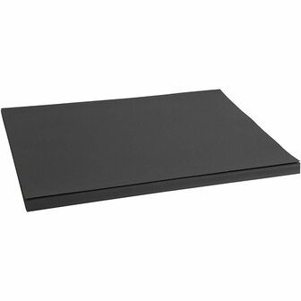 Zwart Karton 200 Grams - A2 Koolzwart Karton - Hobbykarton - Stevig Papier - A2 Papier 200 grams - Tekenpapier Knutselkarton - 42x60 cm - A2 - 100 Vellen