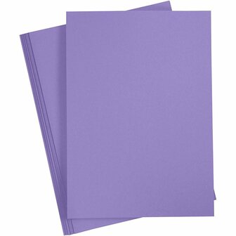 Paars Karton 180 Grams - Paars A4 Karton - Hobbykarton - Stevig Papier - A4 Papier 180 grams - Knutselpapier Knutselkarton - 21x29,7 cm - 20 Vellen