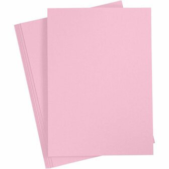 Karton - Hobbykarton - Paars Roze - DIY - Knutselen - A4 - 21x29,7cm - 180 grams - Creotime - 20 vellen