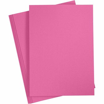 Karton - Hobbykarton - Roze - DIY - Knutselen - A4 - 21x29,7cm - 180 grams - Creotime - 20 vellen