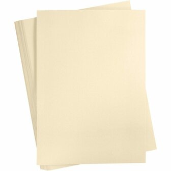 Beige Karton 180 Grams - Beige A2 Karton - Hobbykarton - Stevig Beige Papier - A2 Beige Papier 180 grams - Knutselpapier Knutselkarton - Zandkleur - 42 x 60 cm - A2 - 100 Vellen