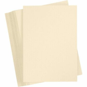 Bruin Karton 180 Grams - Zandkleur A4 Karton - Hobbykarton - Stevig Papier - A4 Papier 180 grams - Knutselpapier Knutselkarton - 21x29,7 cm - 100 Vellen
