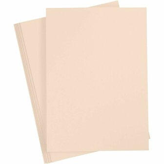 Bruin Karton 180 Grams - Zandkleur A4 Karton - Hobbykarton - Stevig Papier - A4 Papier 180 grams - Knutselpapier Knutselkarton - 21x29,7 cm - 20 Vellen