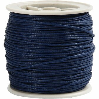 Katoenkoord, blauw, dikte 1 mm, 40 m/ 1 rol