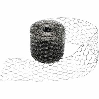 Gegalvaniseerd Kippengaas - Stevig &amp; Roestvrij Draadgaas - Perfect voor Tuinieren, Dierenhokken, Decoraties &amp; DIY Knutselen - 13 cm Breed - 20 m Lang
