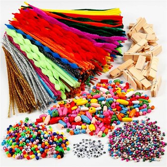 Home Deco Knutselpakket - Creatief Hobbyset - DIY Versiermaterialen in Diverse Kleuren - Ideaal voor Kaarten, Scrapbooking &amp; Handgemaakte Decoraties