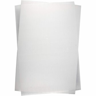 Krimpfolie - Mat Transparant Krimp Plastic - DIY Ovenkrimpfolie Voor Creatieve Kunst- en Decoratieprojecten - Afmetingen 20x30 cm - Set van 100 vellen