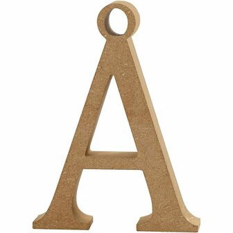 Letter, &Aring;, H: 8 cm, dikte 1,5 cm, 1 stuk