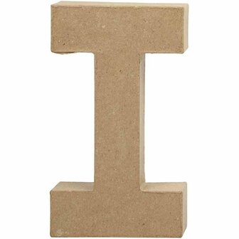 Letter, I, H: 19,9 cm, B: 11,2 cm, dikte 2,6 cm, 1 stuk