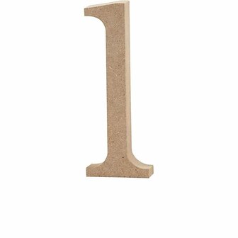 Papier-M&acirc;ch&eacute; Letter L - Handgemaakte Kartonnen Letter - 3D Alfabet Decoratie voor DIY Knutselprojecten &amp; Interieur - 12,7 cm Hoog - 2 cm Dikte