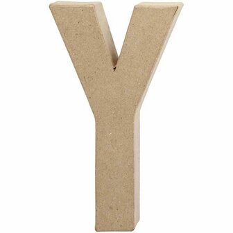 Letter, Y, H: 20 cm, B: 11,5 cm, dikte 2,5 cm, 1 stuk