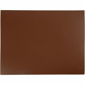 Linoleum Plaat - DIY Linosnede Materiaal - Bruine Lino Plaat Voor Snijden - Creatief Kunstmateriaal - Hobbyplaat - Formaat 30x39cm - Dikte 2,5mm - 1 Stuk