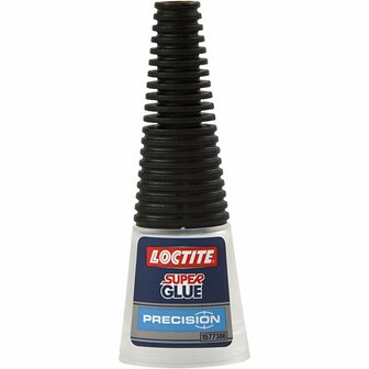 Loctite Precisie Secondelijm - Sneldrogende Superglue - Sterke Lijm Voor Hobby &amp; DIY - Creatieve Projecten &amp; Modelbouw - Hoogwaardige Kwaliteit - Inhoud 5 gram - Set van 1 Fles