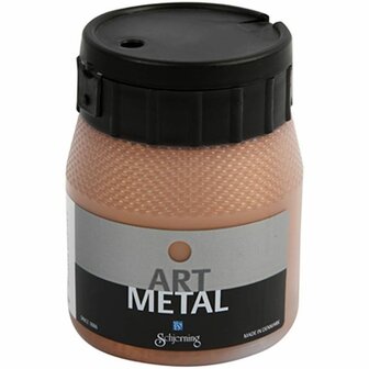 Metallic Verf Koper - Glanzende Verf - Art Metal Verf - Waterbasis Koper Verf - 250 ml