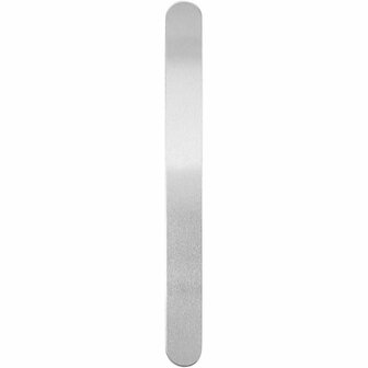 Metalen band, aluminium, L: 15,2 cm, B: 16 mm, dikte 1,6 mm, 7 stuk/ 1 doos