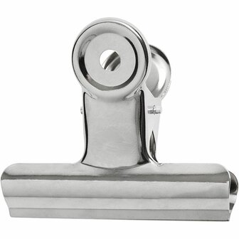 Metalen Klem Zilver - Stevige Papierklem - Geschikt voor Documenten, Tekenborden, Kunstwerken &amp; DIY Creatieve Projecten - 7,5 cm - 6 Stuks