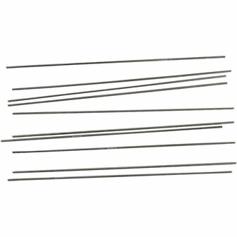 Metalen Staaf - Kleine Staven Set - DIY Metalen Staafjes Voor Creaties - Decoratief Metaal Voor Hobby - Lengte 20cm - Diameter 2mm - Set Van 10 Stuks