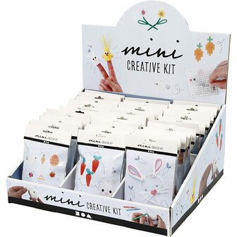 Mini Creative Kit &ndash; DIY Materialensets voor Boetseren, Schilderen, en Kralen &ndash; 54 Stuks &ndash; 539 mm Hoog, 460 mm Breed