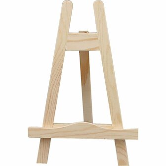 Mini Ezel - Houten Tafelezel - Decoratieve Miniatuur Ezel - Hoogte 25cm - 1 Stuk