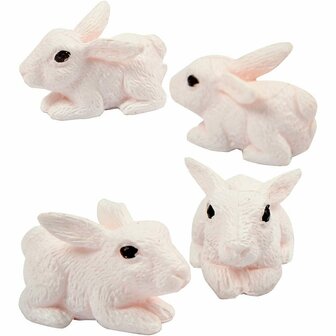 Miniatuur figuren, H: 10 mm, 4 stuk/ 1 doos
