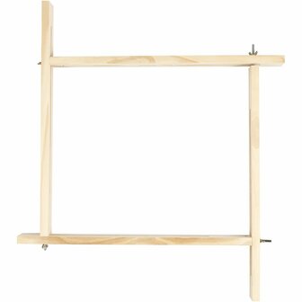 Multi Fotolijst - Verstelbare DIY Lijst - Cre&euml;er Je Eigen Maatwerk Fotolijst - Eenvoudig in Gebruik - Houten Stokken met Schroefbevestiging - 8,5 - 43 cm - 1 Stuk