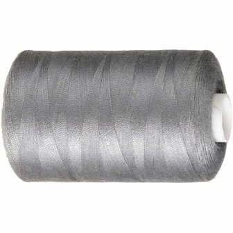 Naaigaren Grijs - Professionele Kwaliteit - Extra Stevig &amp; Langdurig - Perfect voor Textielbewerking, Borduurwerk &amp; Quilting - 1000 m - 1 Rol