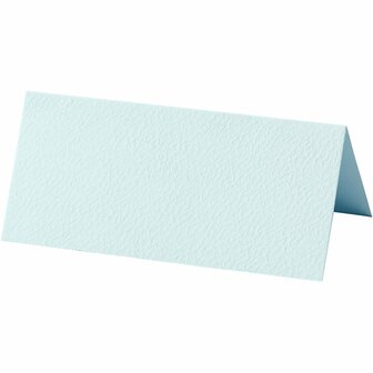 Naamkaarten, lichtblauw, afm 9x4 cm, 220 gr, 10 stuk/ 1 doos
