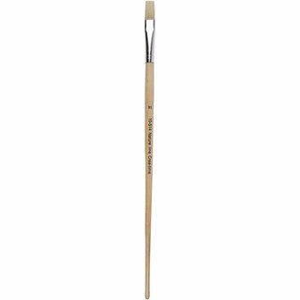 Nature Line kwasten, afm 14, L: 32 cm, B: 12 mm, lange steel, 12 stuk/ 1 doos