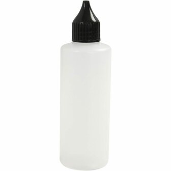 Navulflesje &ndash; Plastic Doseerfles Voor Lijm, Olie, Verf En Vloeistoffen &ndash; Geschikt Voor Precisiewerk En Hobbygebruik &ndash; Set Van 10 Stuks, 80 ml Inhoud.