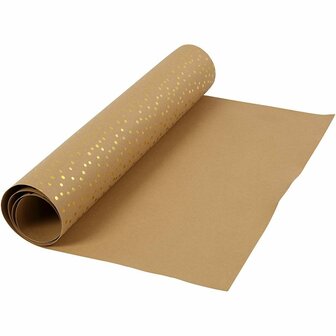 Nepleerpapier - Lichtbruin - Bruin - 50 cm x 1 m - 350 gram - 1 rol