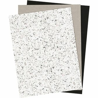 Nepleerpapier - Unikleurig - Diverse Kleuren - 21x27,5+21x28,5+21x29,5 cm - 3 vellen