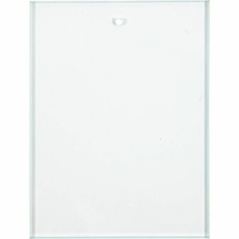 Glazen Platen 8x6 cm - Knutselglas - Transparante Glazen Platen - Dikte 3 mm - Set van 10