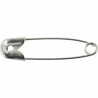 Veiligheidsspelden - Sluitspelden - Zilveren Safety Pins - Lengte 22mm - Dikte 0,6mm - 100 Stuks