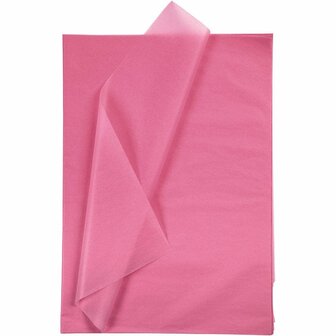 Tissuepapier Roze - Zijdepapier - Crepepapier - Vloeipapier - Inpakken - Decoreren - Knutselen - 50x70 cm - 14 gram - 10 vellen
