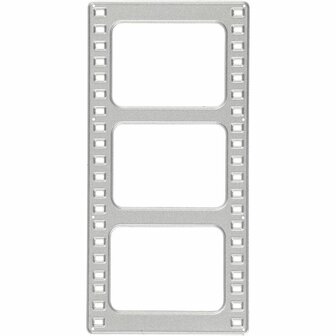 Snijmal - Filmsjabloon DIY Decoratie Mal - Gedetailleerde Snijmal Voor Scrapbooking Projecten - 64x131 mm - 1 stuk - Stansmal - Kaarten Maken - Handwerk Accessoires