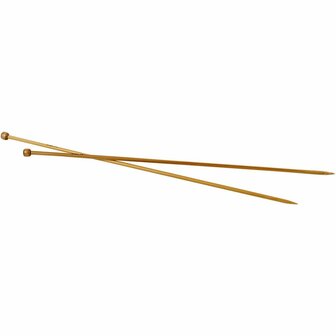 Breinaalden 4,5mm - Lengte 35cm - 1 Paar - Hoogwaardige Breinaalden voor DIY Breiprojecten, Hobby Handwerk en Creatieve Breikunst - Lichtgewicht en Duurzaam voor Comfortabel Breien