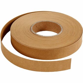 Vlechtstroken - Lichtbruine DIY Knutselstroken - Handwerken &amp; Hobby - Sterren Vouwen Papierstroken Voor Creatieve Projecten - Hoogwaardige Kwaliteit - Formaat 15 mm x 0,55 mm x 9,5 meter - 1 Rol