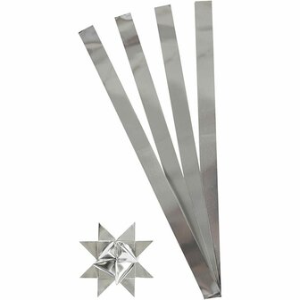 Papieren Vlechtstroken - Goud - 45 cm Lang - 10 mm Breed - 100 Stuks - Voor Gevouwen Sterren