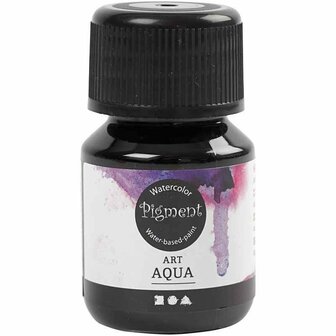 Vloeibare aquarelverf - Zwart - Art Aqua - 30 ml