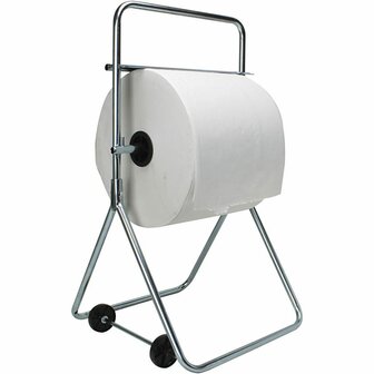 Vrijstaande Papieren Handdoekhouder - Stevige Vloerstandaard voor Grote Werkplaatsen, Geschikt voor Rollen van 40 cm