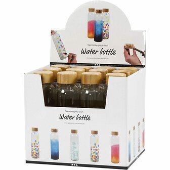 Waterfles 500 ml - 12 Stuks per Doos, 22 cm Hoog, Geschikt voor Dagelijks Gebruik