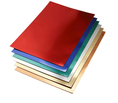 Metallic Foliekarton - Dubbelzijdig Glanzend Karton - Perfect voor Scrapbooking, Kaarten Maken, DIY Knutselen &amp; Hobby Projecten - A2 - 280 gr - 30 Vellen
