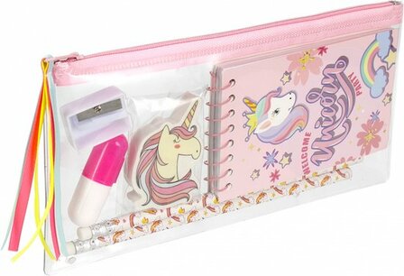 Schoolset - Schrijfwarenset - Schrijfset - Tekenset - Back To School - Schoolbenodigdheden - Unicorn