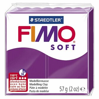 Staedtler FIMO Soft 8020 Boetseerklei 57g Paars 1stuk(s)