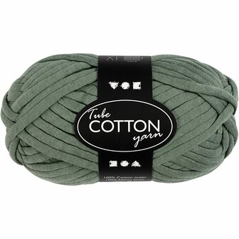 Textielgaren - DIY Breigaren - Hobby Garen - Macram&eacute; Garen - Stevig &amp; Duurzaam Textielgaren - Handwerkgaren Voor Knutselen - Kleur: Donkergroen - 45m - 100gr - 1 Bol