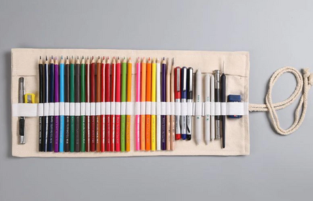 Canvas roletui met 24 gaten