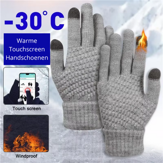 Heren Touchscreen Handschoenen - Winterhandschoenen Fleece - Handschoenen Met Touchscreen