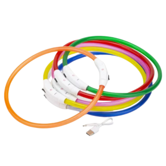 LED Hondenhalsband &ndash; Lichtgevende Hondenhalsband &ndash; USB Hondenhalsband &ndash; Veiligheidshalsband Hond