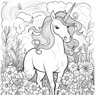 Kleurboek Unicorn &ndash; Eenhoorn Kleurboek &ndash; Kleurboek Kinderen Eenhoorns
